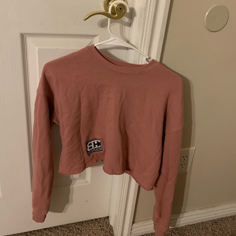 super cute cropped b hoodie size XS